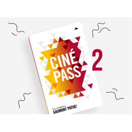 Cinémas Pathé Gaumont : le CINEPASS DUO abonnement 1 an